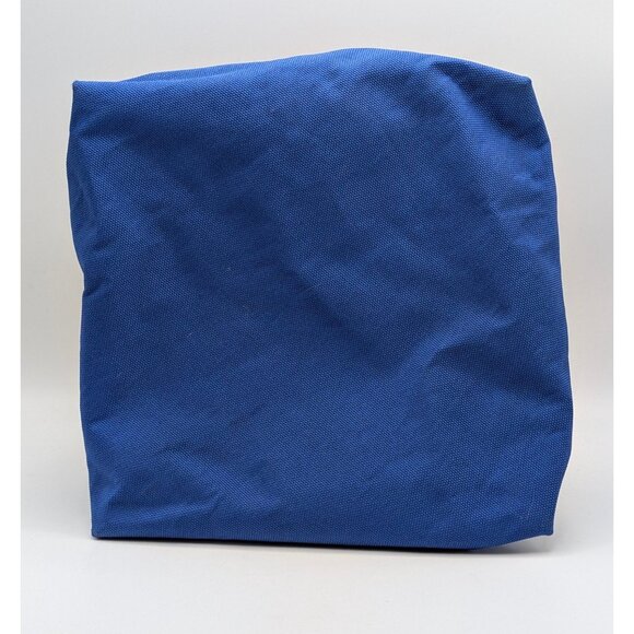 LL Bean Packaway Travel Dog Tote Bag Bowl Blue Canvas Portable Water Food Dish - Picture 5 of 6